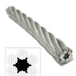 Cable Electro Galvanizado 6X19 Af