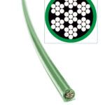 Cable Electro Galvanizado 7X7 con PVC verde