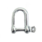 Grillete Recto Zincado Uso Liviano