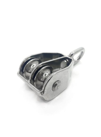 Roldana Doble Inoxidable Aisi 316 - Imagen 3