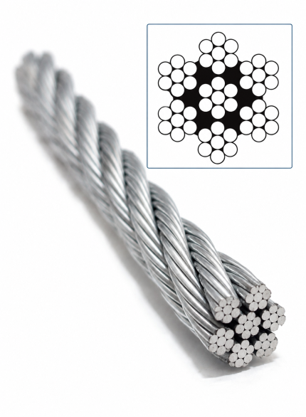 Cable Electro Galvanizado 7x7